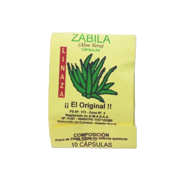 Sábila Y Linaza x 10 Cápsulas