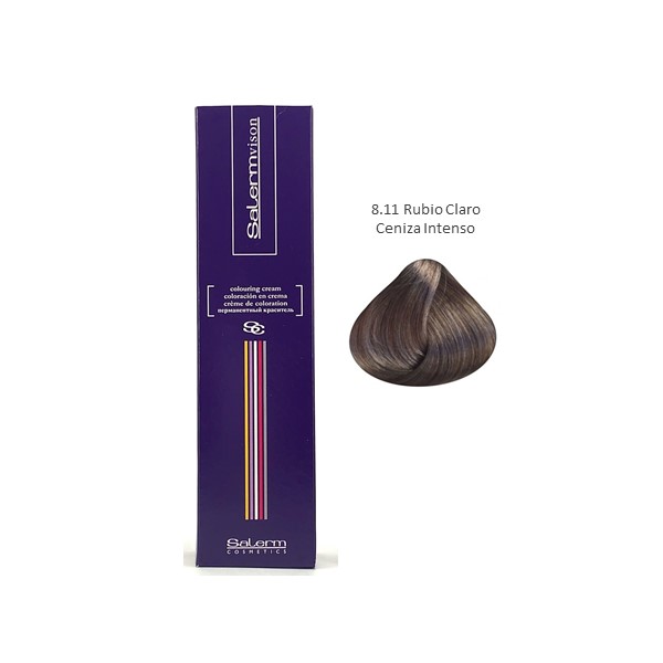 Salerm Tinte 8.11 Rubio Ceniza Intenso 60ml