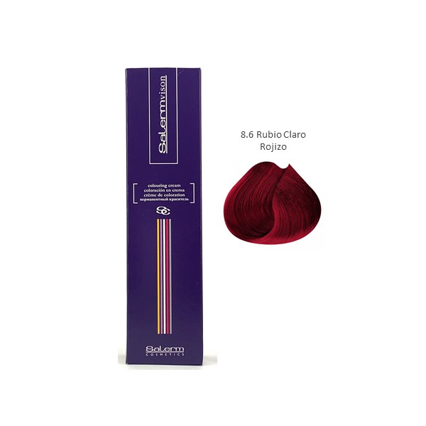 Salerm Tinte 8.6 Rubio Claro Rojizo 60ml