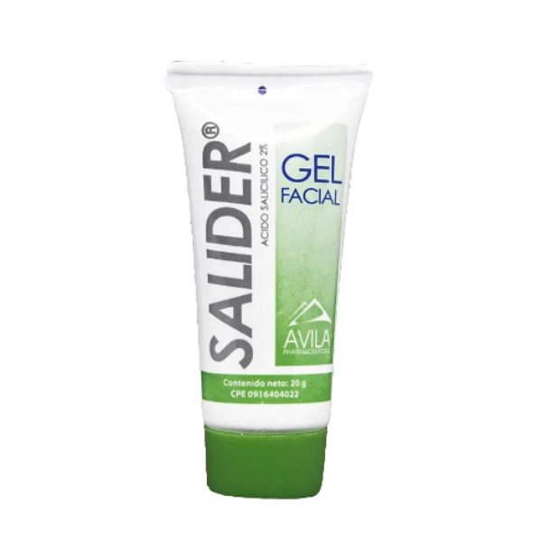 Salider Ácido Salicílico 2% Paso 3 Gel Facial Exfoliante20g - Avila