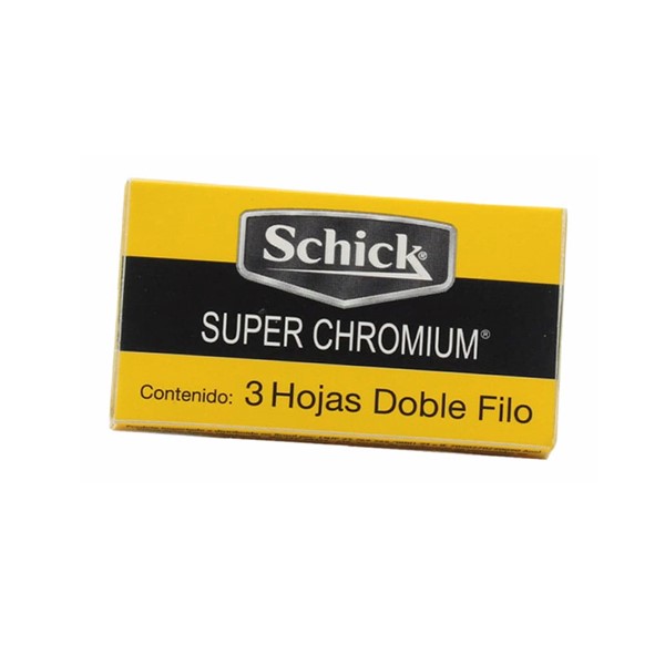 Schick Set de 3 Hojillas Super Chromium