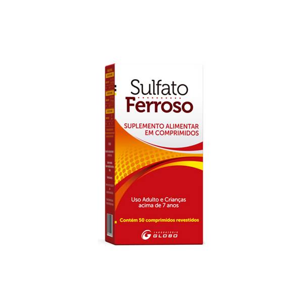 Sulfato Ferroso Hierro x 50 Comprimidos - Globo