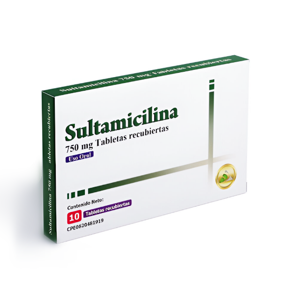 Sultamicilina 750mg x 10 Tabletas - DAC55