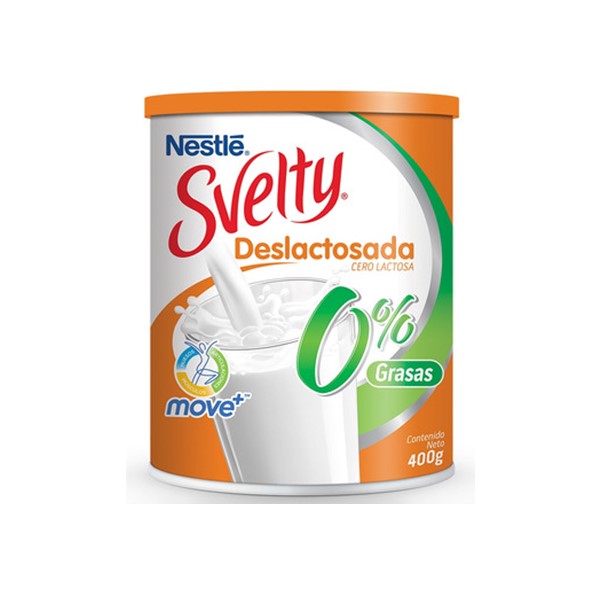 Svelty Leche Deslactosada En Polvo Lata 400g