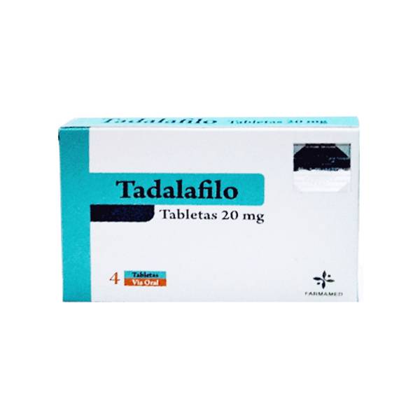 Tadalafilo 20mg x 4 Tabletas - Farmamed