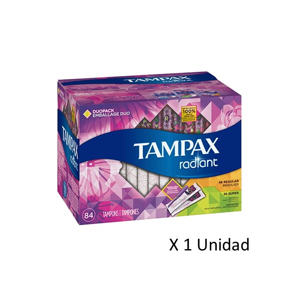 Tampax Tampones Radiant X 1 Unidad