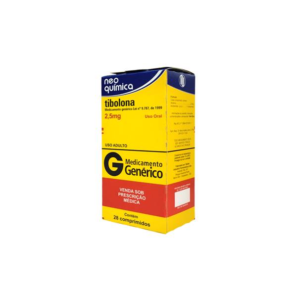 Tibolona 2.5mg x 28 Comprimidos - Neo Quimica