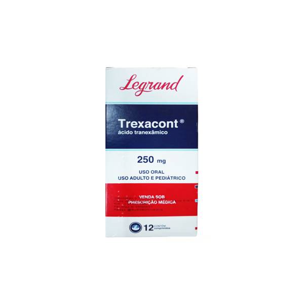 Trexacont Ácido Tranexámico 250mg x 12 Comprimidos - Legrand