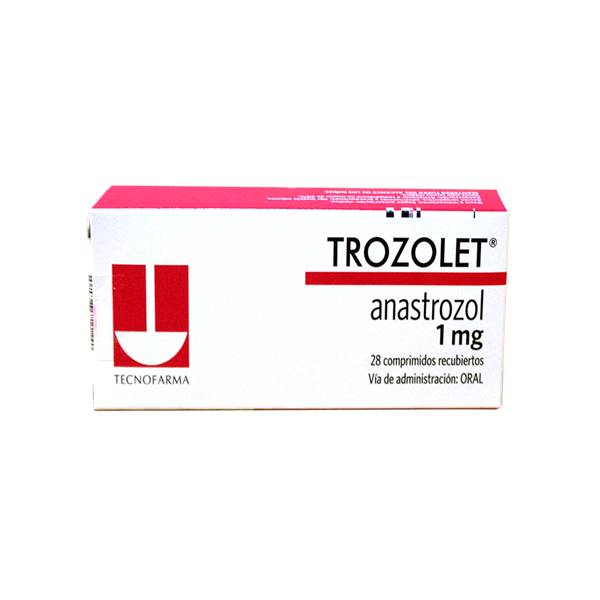 Trozolet Anastrozol 1mg x 28 Comprimidos - Tecnofarma