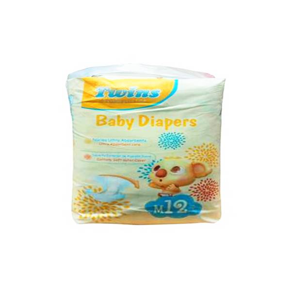 Twins Pañal Talla M x 12 Unidades
