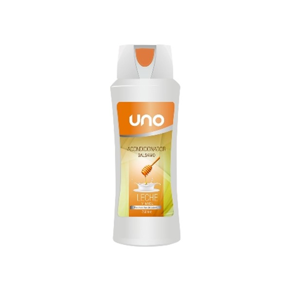 Uno Acondicionador Para Cabello Normal Con Miel Y Leche 750ml
