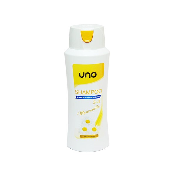 Uno Champú 2 En 1 CabelloTeñido Manzanilla 750ml