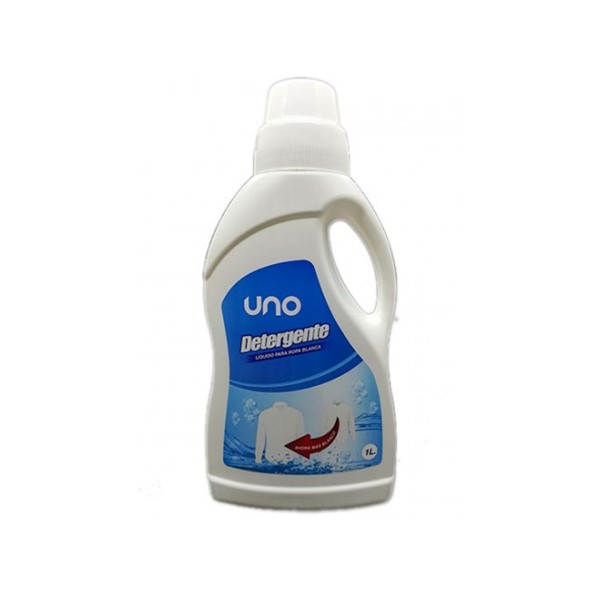 Uno Detergente Líquido Ropa Blanca 1L
