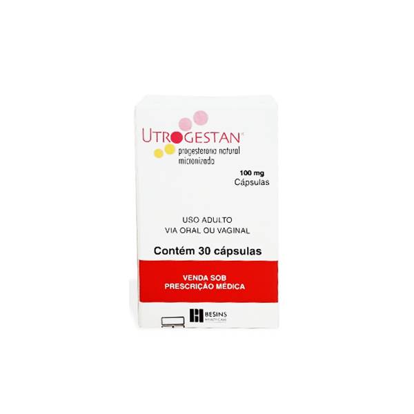 Utrogestran Progesterona 100mg x 30 Cápsulas - Besins