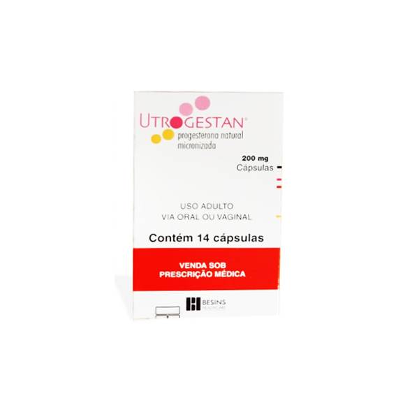 Utrogestran Progesterona 200mg x 14 Cápsulas - Besins