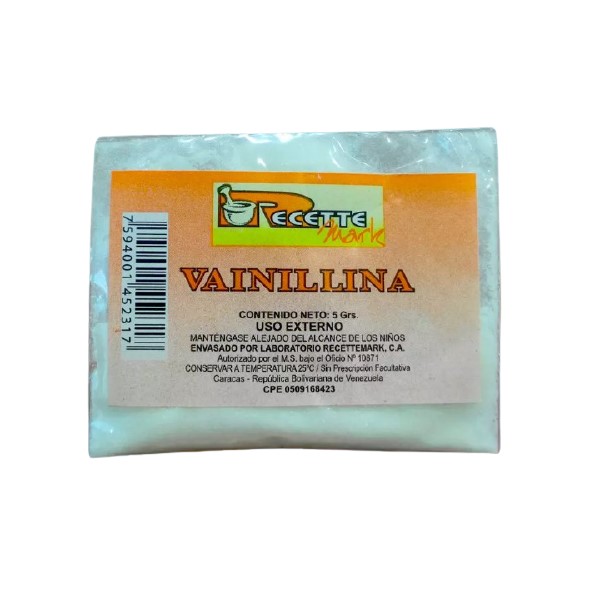 Vainillina 5g - Reccettemark