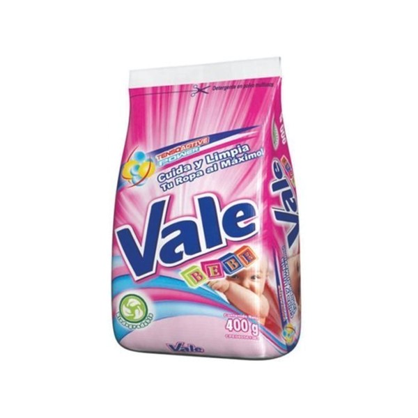 Vale Detergente En Polvo Bebé 400g