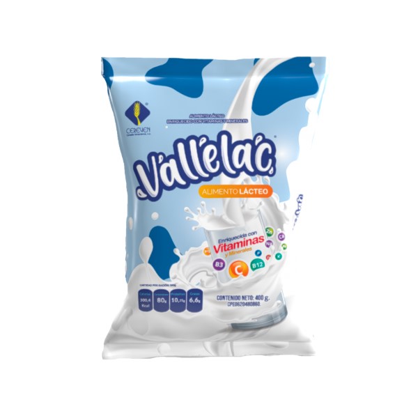 Vallelac Alimento Lácteo En Polvo 400g