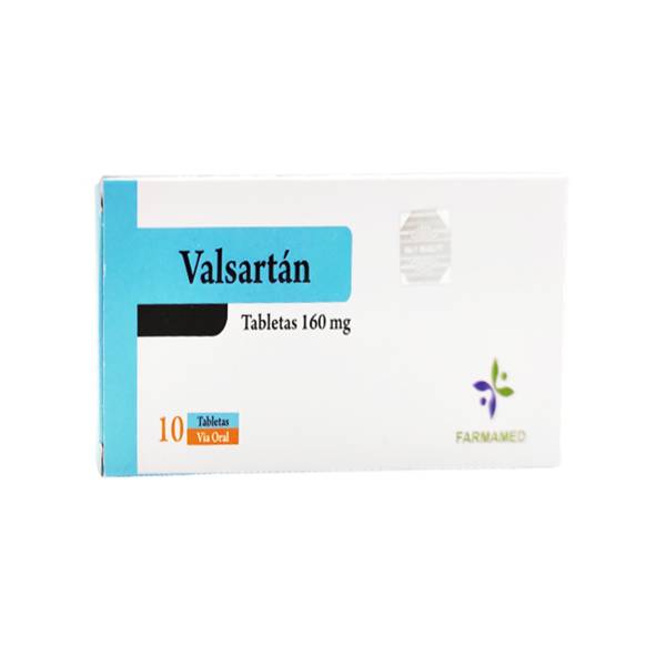 Valsartán 160mg x 10 Tabletas - Farmamed