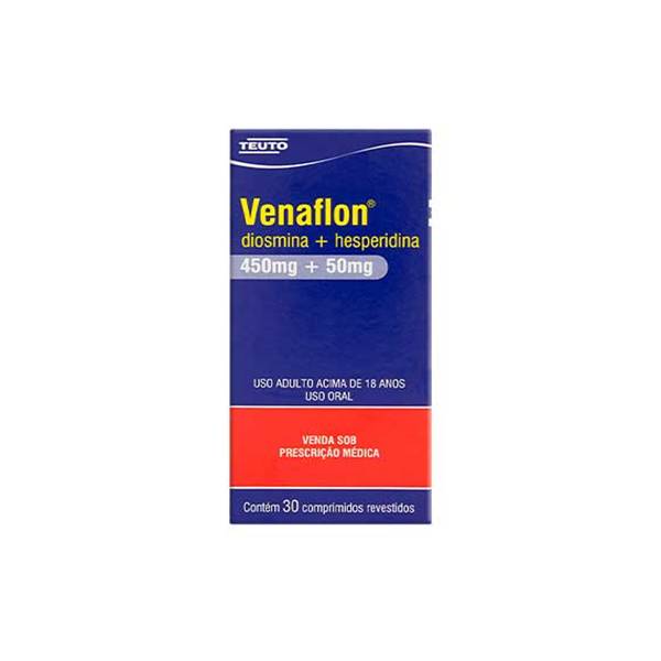 Venaflon Diosmina+Hesperidina 450mg/50mg x 30 Comprimidos - Teuto