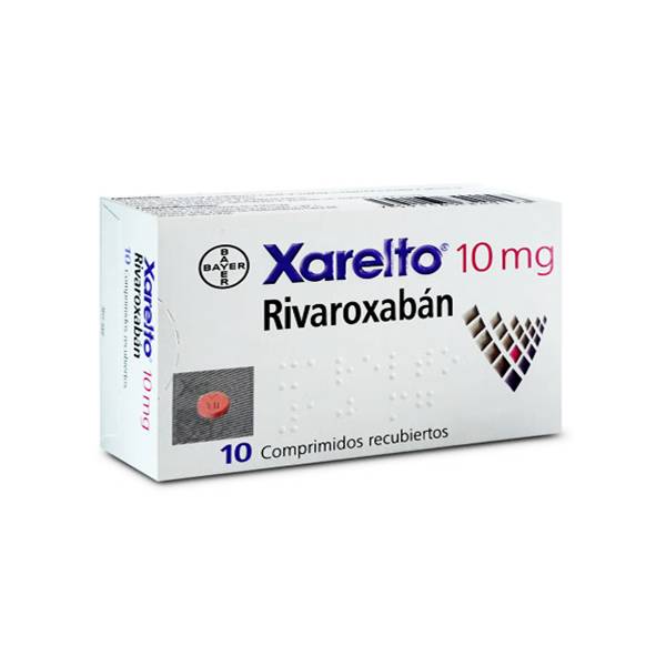 Xarelto Rivaroxaban 10mg x 10 Comprimidos - Bayer