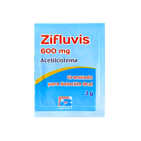 Zifluvis Acetilcisteína Sobre 600mg x 3g Bioquifar
