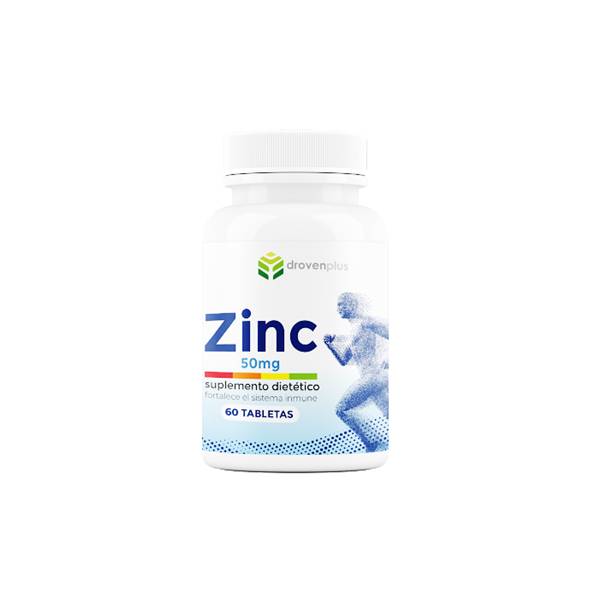 Zinc 50mg x 60 Tabletas - Drovenplus