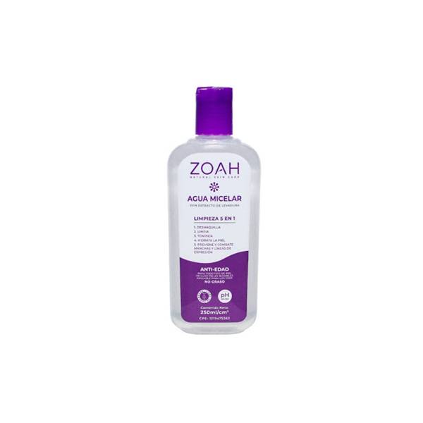 Zoah Agua Micelar PH 5 En 1 250ml