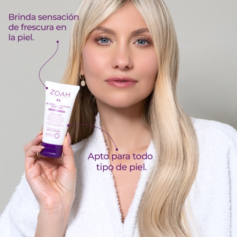 Zoah Gel Exfoliante Facial Profundo 50ml - Imagen 6