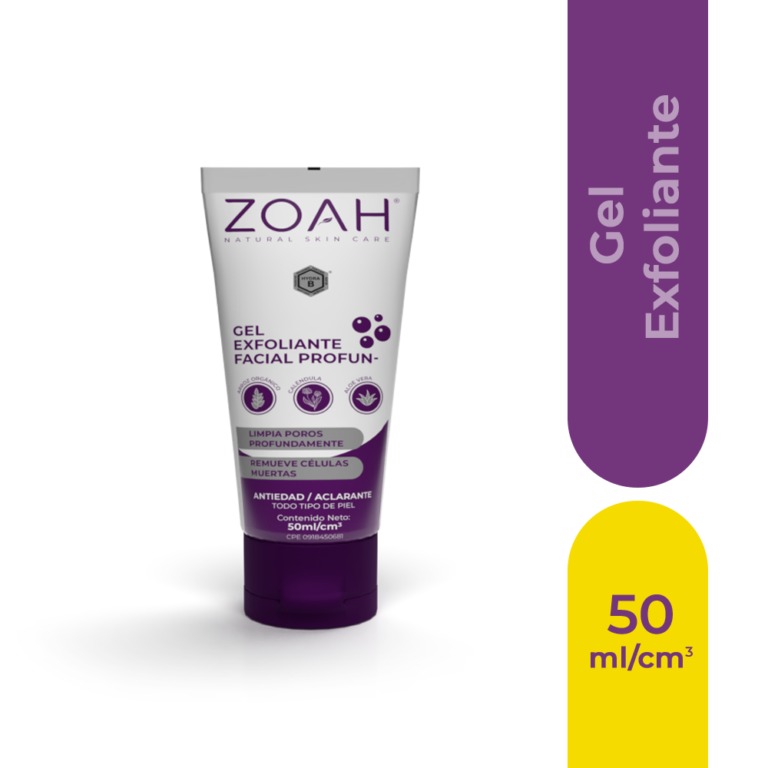 Zoah Gel Exfoliante Facial Profundo 50ml - Imagen 3