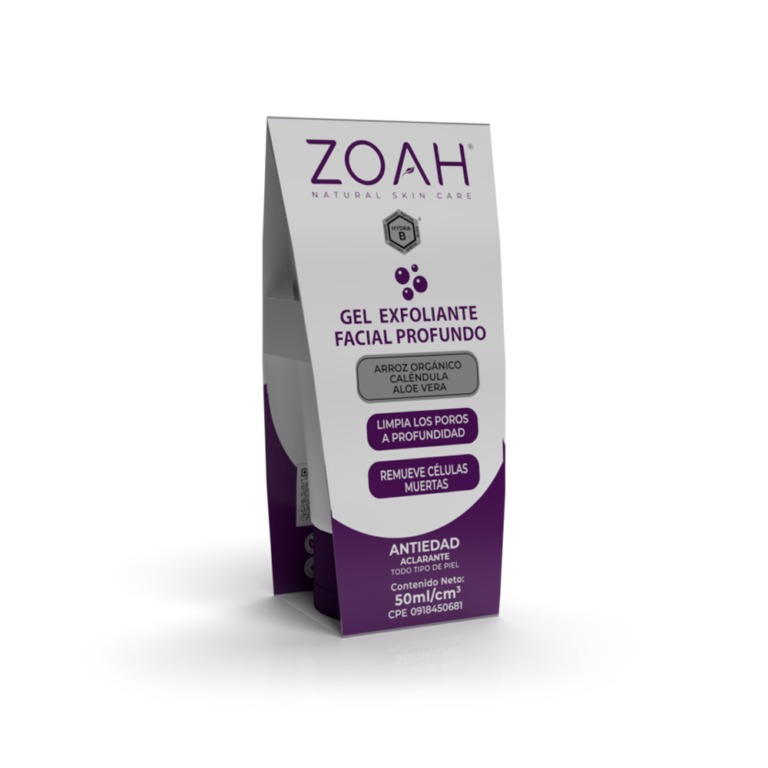 Zoah Gel Exfoliante Facial Profundo 50ml - Imagen 2