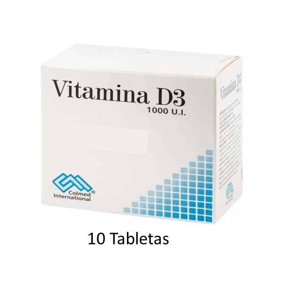 Vitamina D3 1000Ui x 10 Tabletas - Colmed