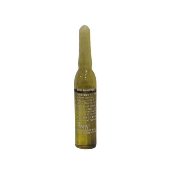 Ácido Tranexámico Ampolla 500mg/5ml I.V - JMW