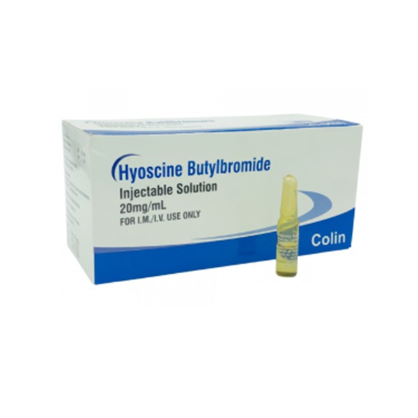 N-Butilbromuro De Hioscina Ampolla 20mg/1ml I.M/I.V - Colin