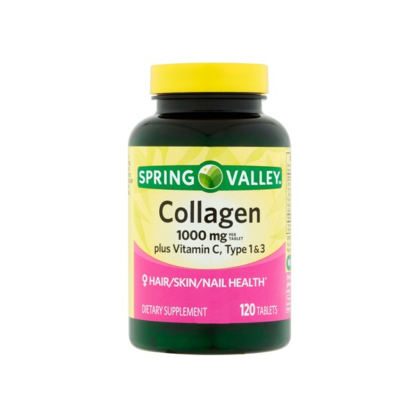Collagen Colágeno 1000mg x 120 Tabletas - Spring Valley
