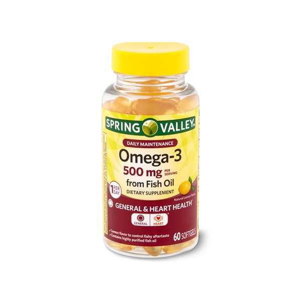 Omega 3 500mg x 60 Cápsulas - Spring Valley