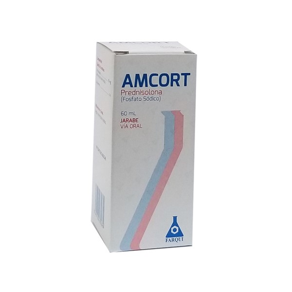 Amcort Prednisolona Jarabe Adulto 15mg/5ml x 60ml - Farqui