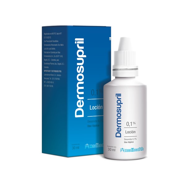 Dermosupril Desonida 0.1% Loción Tópica 30ml - Medihealth