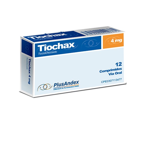 Tiochax Tiocolchicósido 4mg x 12 Comprimidos - PlusAndex