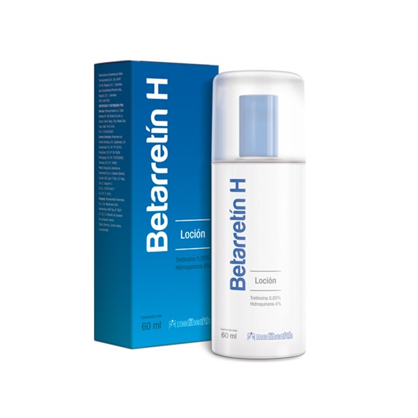 Betarretin H Hidroquinona+Tretinoína 0.05% Loción 60ml - Medihealth