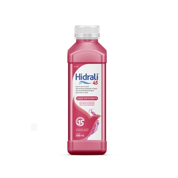 Hidrali 45 Solución Oral Tutti Frutti Suero 500ml
