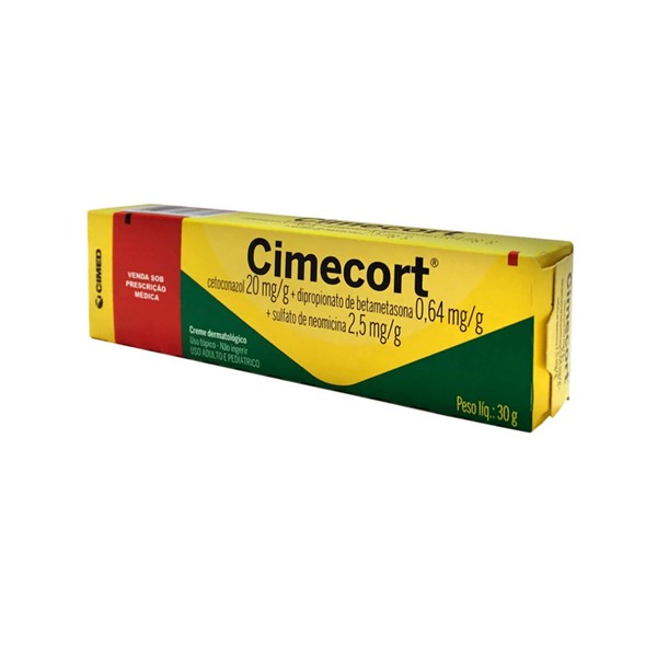 Cimecor Betametasona+Ketoconazol+Neomicina Crema Tópica x 30g - Cimed