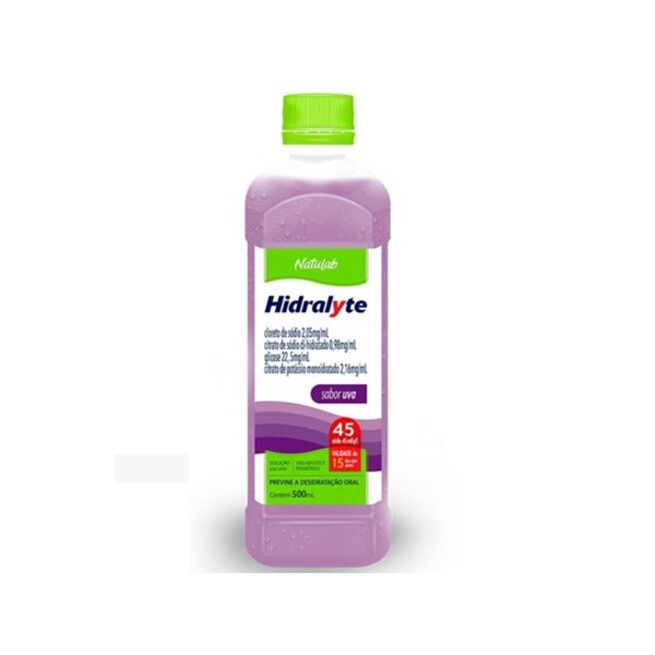 Hidralyte Solución Oral Uva Suero 500ml