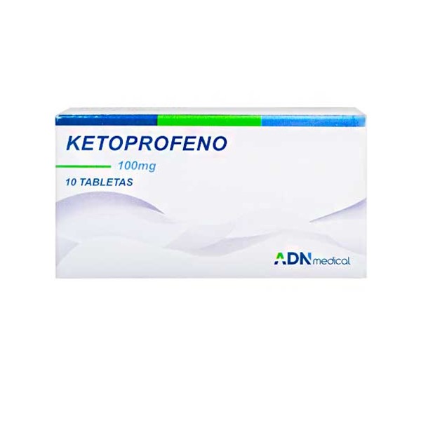Ketoprofeno 100mg x 10 Tabletas - ADN Medical