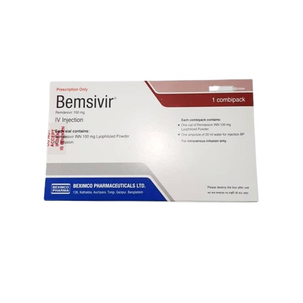 Bemsivir Remdesivir Ampolla 100mg/I.V - Beximco Pharma