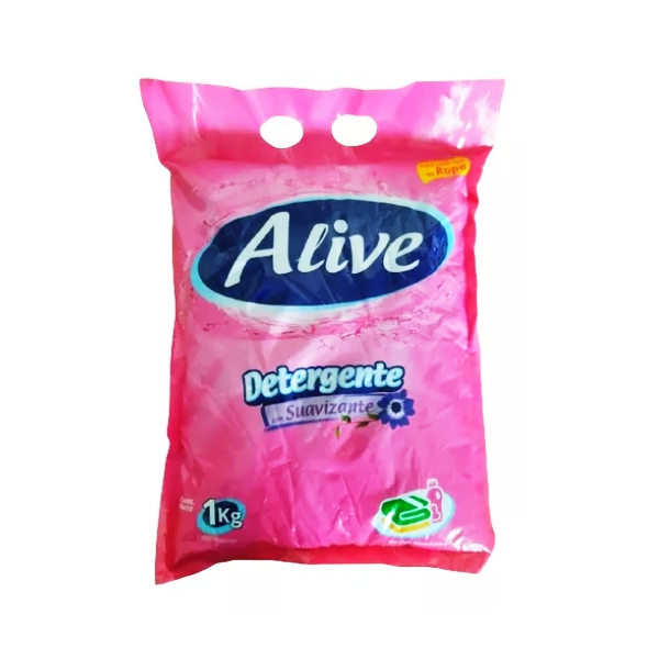 Alive Detergente En Polvo Suavizante 1Kg
