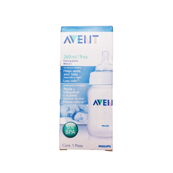 Avent Tetero Transparente 260ml 9Oz 0%