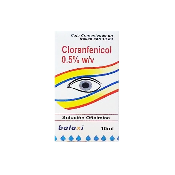 Cloranfenicol 0.5% Solución Oftálmica x 10ml - Balaxi