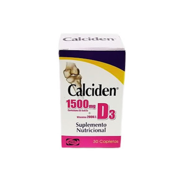 Calciden Calcio+Vitamina D 1500mg x 30 Tabletas - Alfa