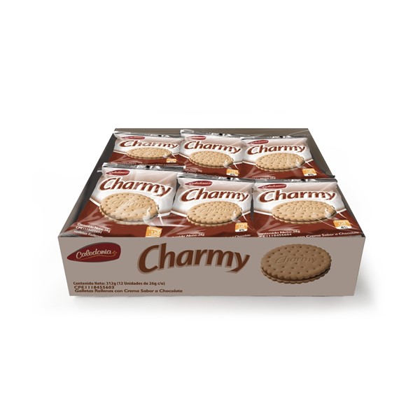 Caledonia Charmy Chocolate x 12 Unidades